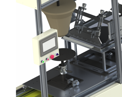 دستگاه چاپ تامپو ظروف سرامیک SCP350
