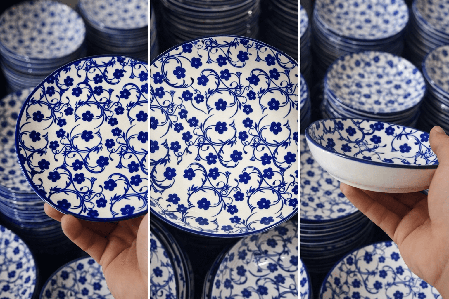 "نمونه چاپ ظرف دنی هوم با دستگاه چاپ تامپو زیرلعابی مخصوص سرامیک"